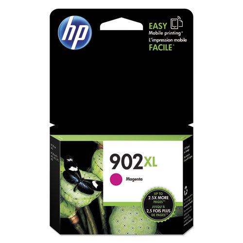 HP 902XL, (T6M06AN) High-Yield Magenta Original Ink Cartridge-(HEWT6M06AN)