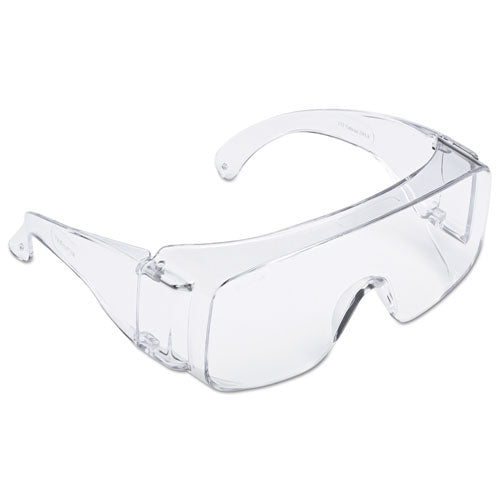 Tour Guard V Safety Glasses, One Size Fits Most, Clear Frame/Lens, 20/Box-(MMMTGV0120)