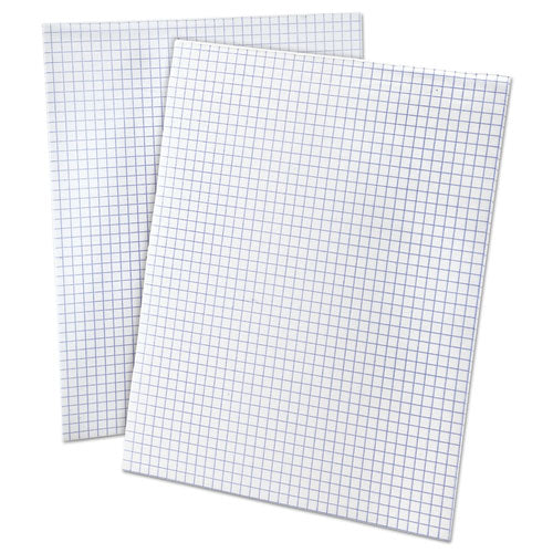 Quadrille Pads, Quadrille Rule (4 sq/in), 50 White (Standard 15 lb Bond) 8.5 x 11 Sheets-(TOP22030C)