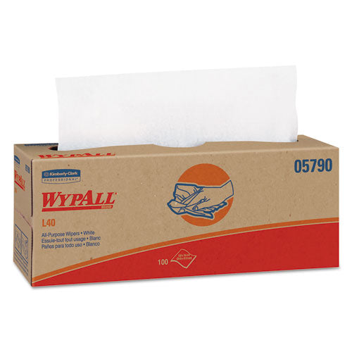 L40 Towels, POP-UP Box, 16.4 x 9.8, White, 100/Box, 9 Boxes/Carton-(KCC05790)