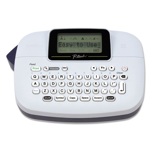 PT-M95 Handy Label Maker, 2 Lines, 4.5 x 6.13 x 2.5-(BRTPTM95)