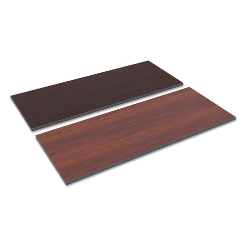 Reversible Laminate Table Top, Rectangular, 59.5w x 23.63,Medium Cherry/Mahogany-(ALETT6024CM)