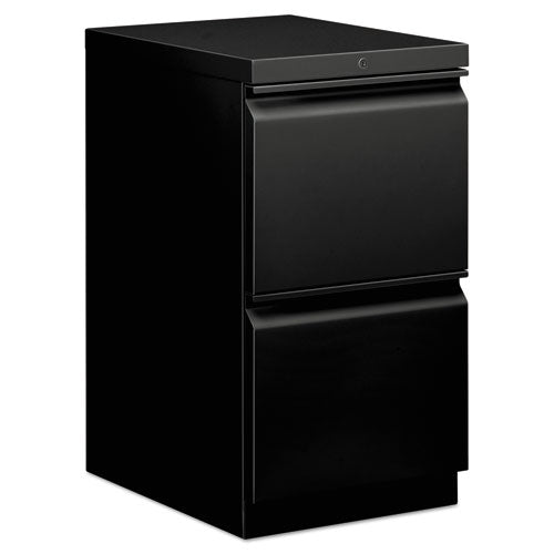 Mobile Pedestals, Left or Right, 2 Legal/Letter-Size File Drawers, Black, 15" x 20" x 28"-(BSXHBMP2FP)