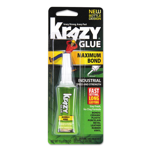 Maximum Bond Krazy Glue, 0.52 oz, Dries Clear-(EPIKG48948MR)