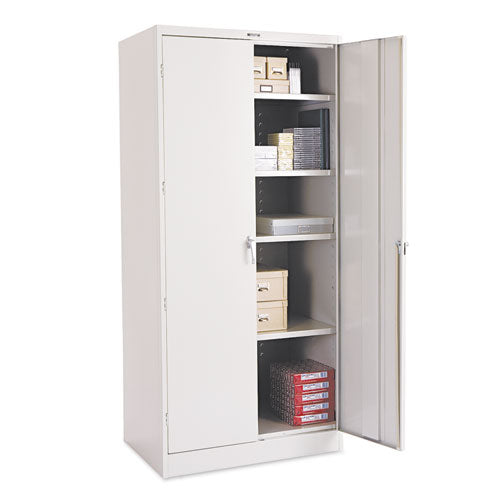 78" High Deluxe Cabinet, 36w x 24d x 78h, Light Gray-(TNN2470LGY)