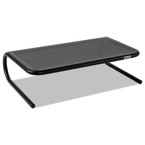 Metal Art Monitor Stand, 19" x 12.5" x 5.25", Black, Supports 30 lbs-(ASP30336)