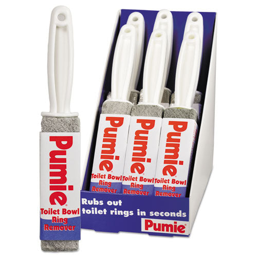 Toilet Bowl Ring Remover with Handle, 1.25 x 5, Gray, 6/Carton-(UPMJAN6)
