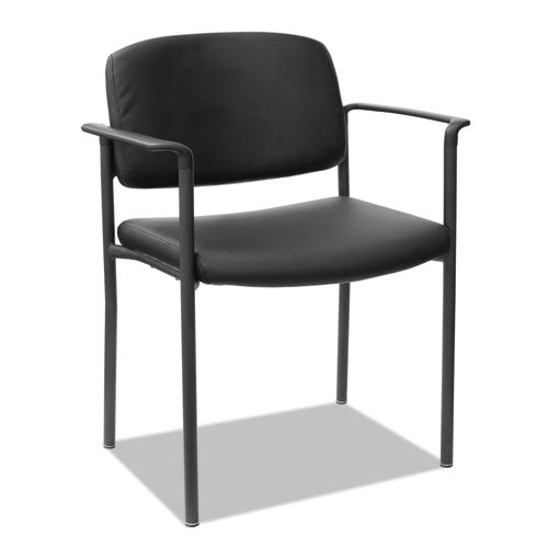 Alera Sorrento Series Ultra-Cushioned Stacking Guest Chair, 25.59" x 24.01" x 33.85", Black, 2/Carton-(ALEUT6816)