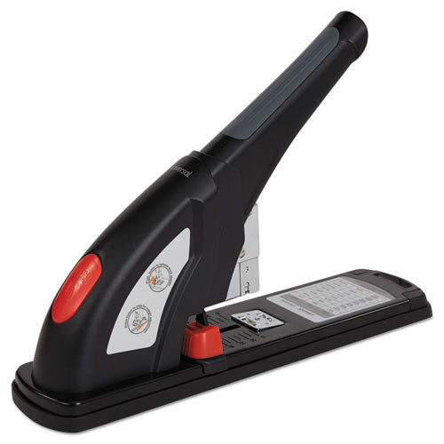 Heavy-Duty Stapler, 200-Sheet Capacity, Black/Graphite/Red-(UNV43048)