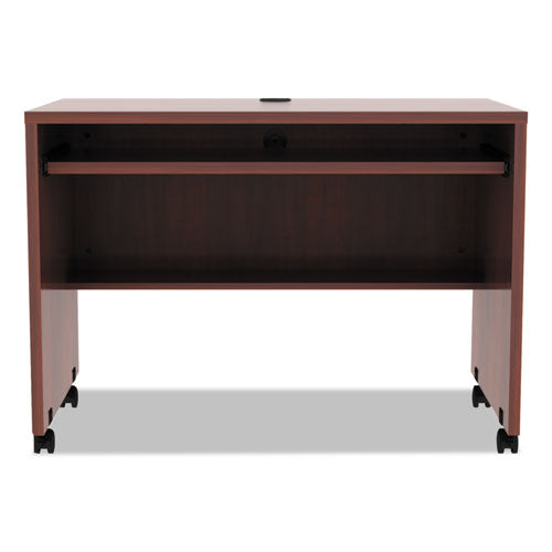 Alera Valencia Series Mobile Workstation Desk, 41.38" x 23.63" x 30", Medium Cherry-(ALEVA204224MC)