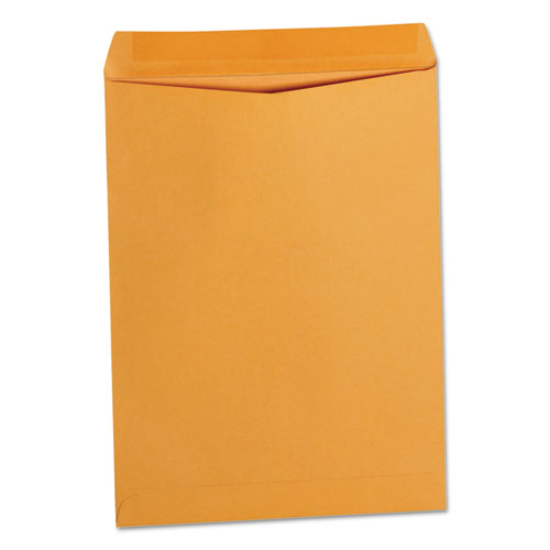 Catalog Envelope, 28 lb Bond Weight Kraft, #10 1/2, Square Flap, Gummed Closure, 9 x 12, Brown Kraft, 250/Box-(UNV41165)