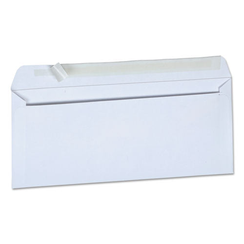 Peel Seal Strip Business Envelope, #10, Square Flap, Self-Adhesive Closure, 4.13 x 9.5, White, 500/Box-(OFF82304)