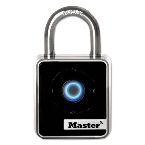 4400D Bluetooth Padlock, Indoor, Black/Silver, 1.9" Width-(MLK4400D)