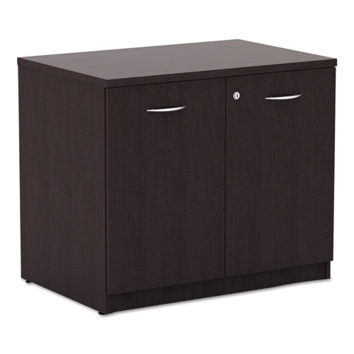 Alera Valencia Series Storage Cabinet, 34.13w x 22.78d x 29.5h, Espresso-(ALEVA613622ES)