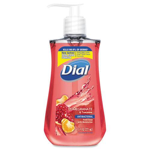 Antibacterial Liquid Soap, Pomegranate and Tangerine, 7.5 oz Pump Bottle, 12/Carton-(DIA08513CT)