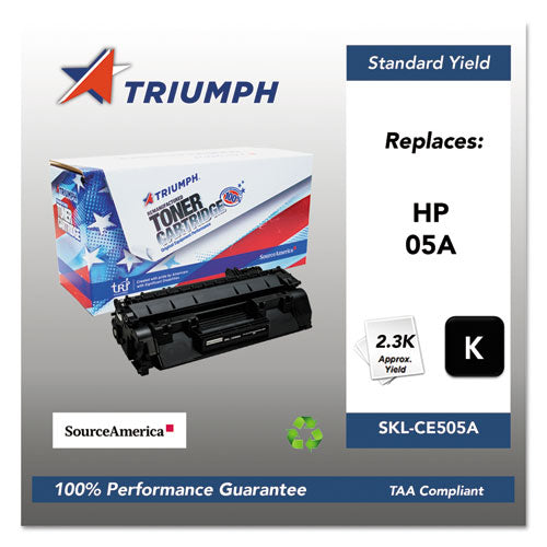751000NSH0966 Remanufactured CE505A (05A) Toner, 2,300 Page-Yield, Black-(SKLCE505A)