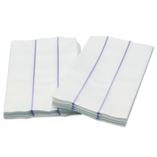 Tuff-Job Foodservice Towels, 1/4 Fold, 13 x 24, White/Blue, 72/Carton-(CSDW930)