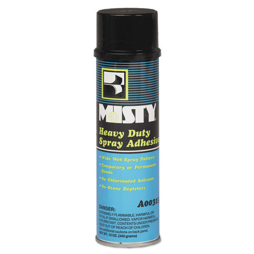 Heavy-Duty Adhesive Spray, 12 oz, Dries Clear, 12/Carton-(AMR1002035)