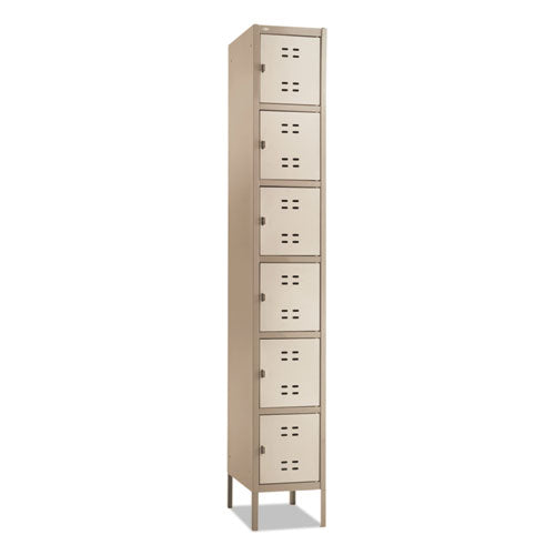 Box Locker, 12w x 18d x 78h, Two-Tone Tan-(SAF5524TN)