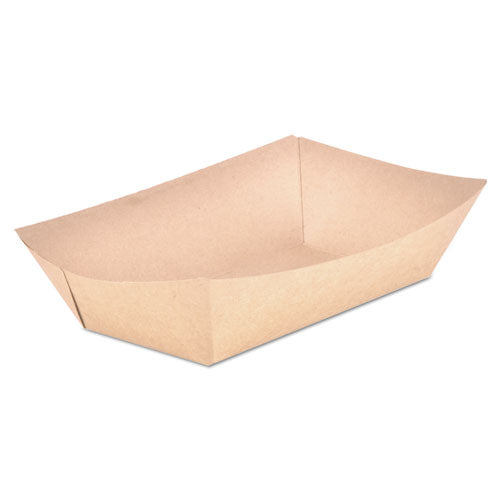 Eco Food Trays, 5 lb Capacity, Brown Kraft, Paper, 500/Carton-(SCH0529)