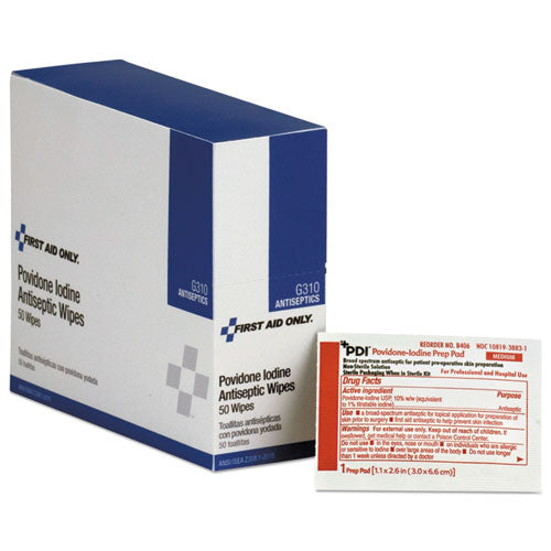 Refill for SmartCompliance General Business Cabinet, PVP Iodine, 50/Box-(FAOG310)