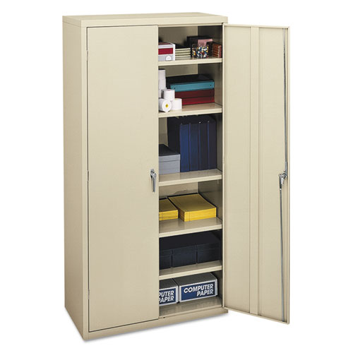 Assembled Storage Cabinet, 36w x 18.13d x 71.75h, Putty-(HONSC1872L)