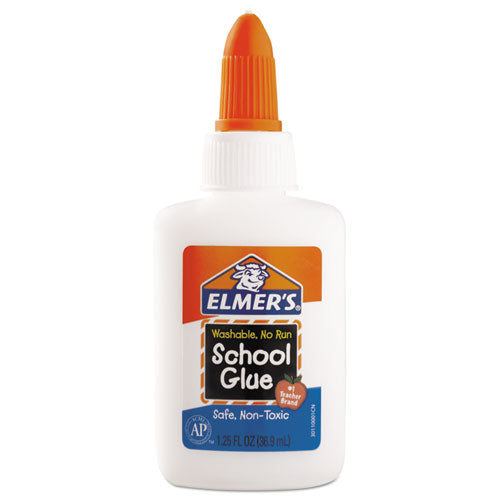 Washable School Glue, 1.25 oz, Dries Clear-(EPIE301)