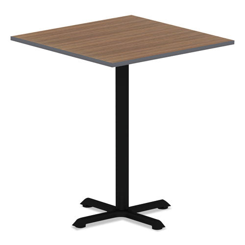 Alera Hospitality Series Single-Column Bases, 27.5" Diameter x 40.38"h, 300 lb Cap, Steel, Black-(ALETBH423B)
