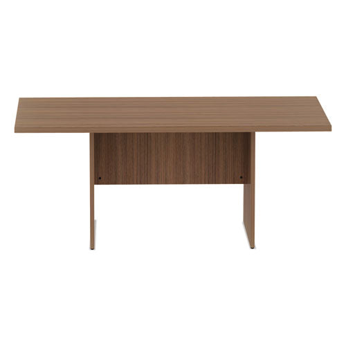 Alera Valencia Series Conference Table, Rectangular, 70.88w x 41.38d x 29.5h, Modern Walnut-(ALEVA717242WA)