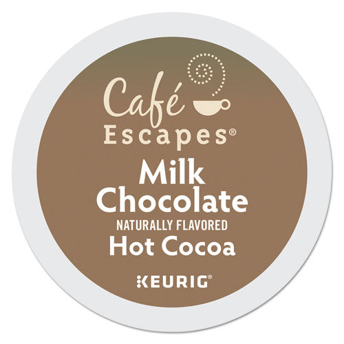 Cafe Escapes Milk Chocolate Hot Cocoa K-Cups, 96/Carton-(GMT6801CT)