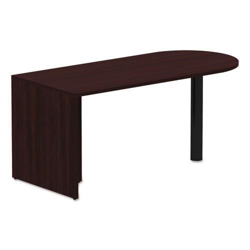 Alera Valencia Series D-Top Desk, 65" x 29.53" x 29.53", Mahogany-(ALEVA276630MY)