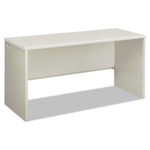 38000 Series Desk Shell, 60" x 24" x 30", Light Gray/Silver-(HON38922B9Q)