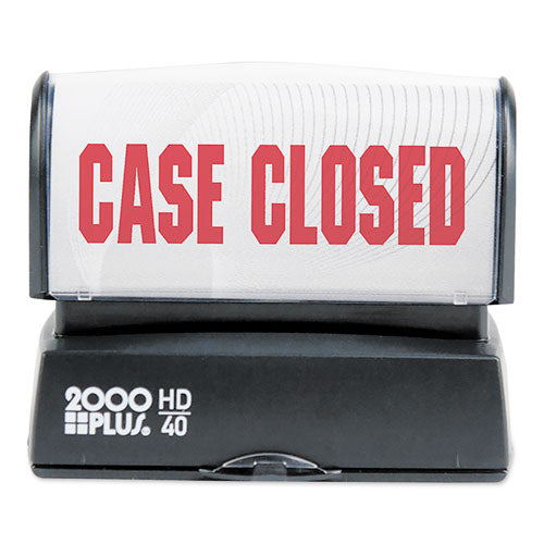 HD Custom Stamp, Pre-Inked, Blk/Blue/Green/Gold/Orange/Red/Violet, 2.31 x 0.88-(COS1PIHD40)