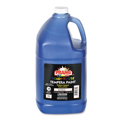 Ready-to-Use Tempera Paint, Blue, 1 gal Bottle-(DIX22805)