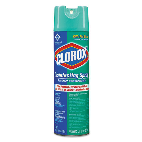 Disinfecting Spray, Fresh, 19 oz Aerosol Spray-(CLO38504)