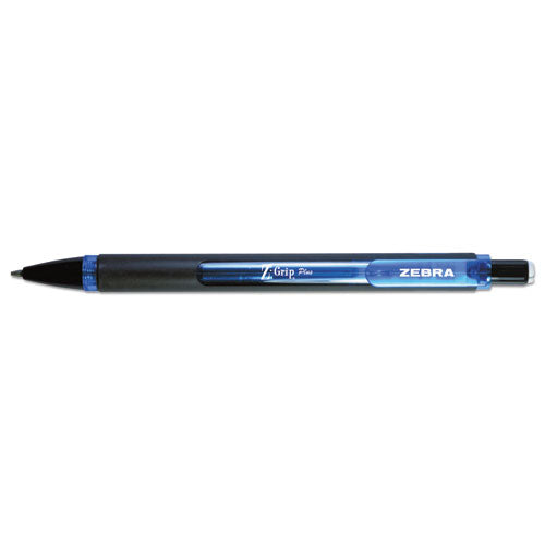 Z-Grip Plus Mechanical Pencil, 0.7 mm, HB (#2.5), Black Lead, Blue Barrel, Dozen-(ZEB55420)