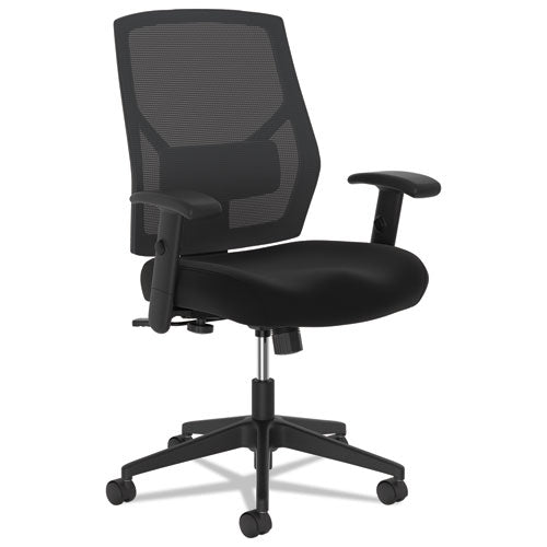 VL581 High-Back Task Chair, Supports Up to 250 lb, 18" to 22" Seat Height, Black-(BSXVL581ES10T)