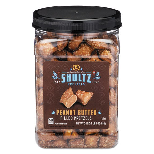Pretzels, Peanut Butter, Tub, 24 oz-(OFX3598)