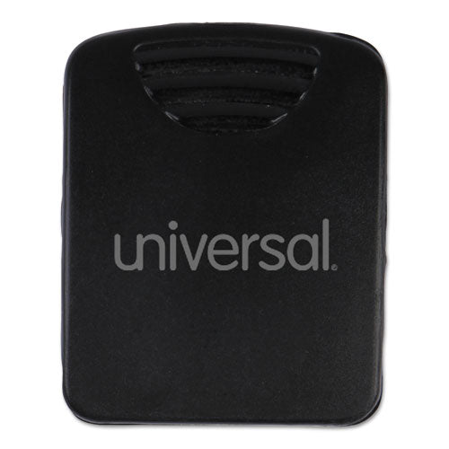 Fabric Panel Wall Clips, 25 Sheet Capacity, Black, 20/Pack-(UNV21270)