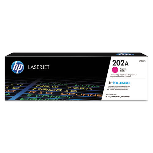 HP 202A, (CF503A) Magenta Original LaserJet Toner Cartridge-(HEWCF503A)