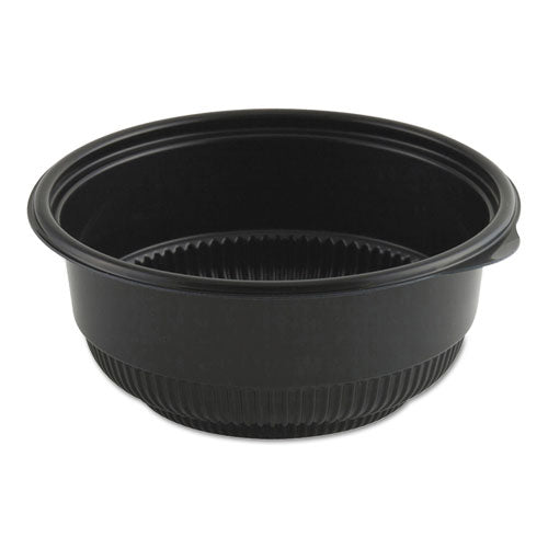 MicroRaves Incredi-Bowl Base, 20 oz, 5.75" Diameter x 2.43"h, Black, Plastic, 250/Carton-(ANZ4605821)