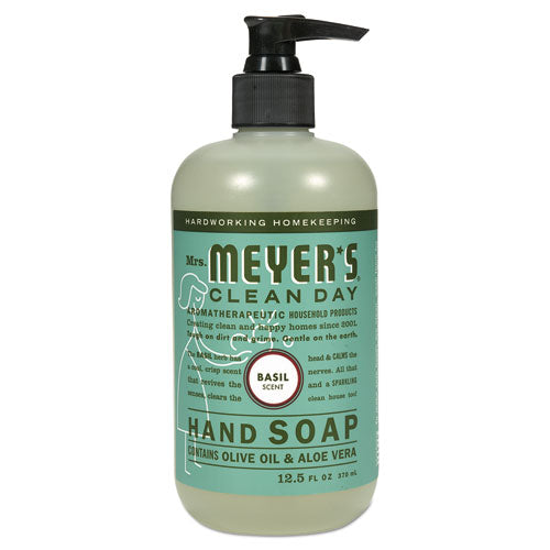 Clean Day Liquid Hand Soap, Basil, 12.5 oz-(SJN651344EA)