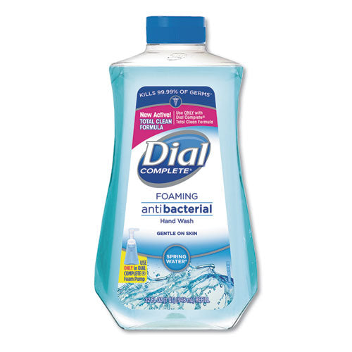 Antibacterial Foaming Hand Wash, Spring Water Scent, 32 oz Bottle, 6/Carton-(DIA09027CT)