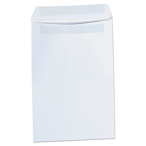 Self-Stick Open End Catalog Envelope, #1, Square Flap, Self-Adhesive Closure, 6 x 9, White, 100/Box-(UNV42100)