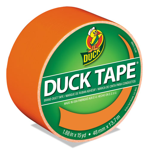 Colored Duct Tape, 3" Core, 1.88" x 15 yds, Neon Orange-(DUC1265019)