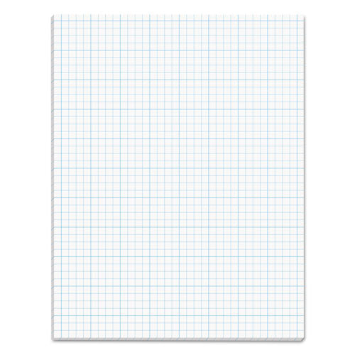 Cross Section Pads, Cross-Section Quadrille Rule (4 sq/in, 1 sq/in), 50 White 8.5 x 11 Sheets-(TOP35041)