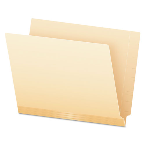 Manila Laminated Spine Shelf File Folders, Straight Tabs, Letter Size, Manila, 50/Box-(PFX11230)