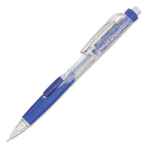 Twist-Erase CLICK Mechanical Pencil, 0.5 mm, HB (#2.5), Black Lead, Blue Barrel-(PENPD275TC)