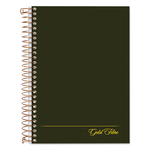 Gold Fibre Personal Notebooks, 1-Subject, Medium/College Rule, Classic Green Cover, (100) 7 x 5 Sheets-(TOP20801)