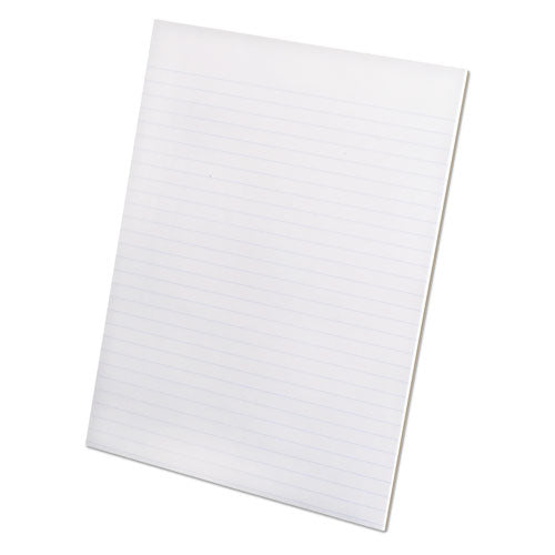 Recycled Glue Top Pads, Wide/Legal Rule, 50 White 8.5 x 11 Sheets, Dozen-(TOP21162)